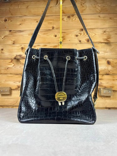 Sac sceau lancel cuir noir - en,
