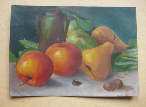 Jolie nature morte signée fin