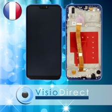 Vitre Tactile + Ecran LCD sur chassis pour Huawei P20 lite 5.84" BLEU