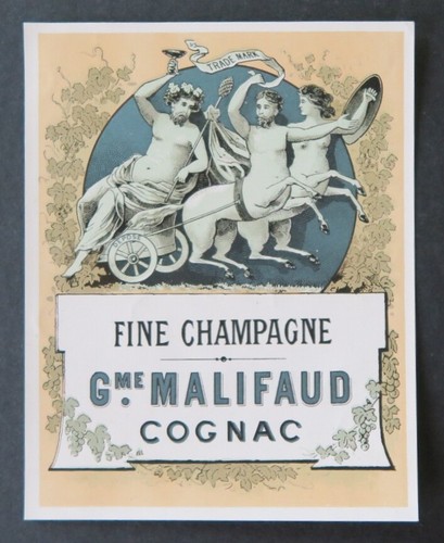 Ancienne étiquette cognac - ancienne,
