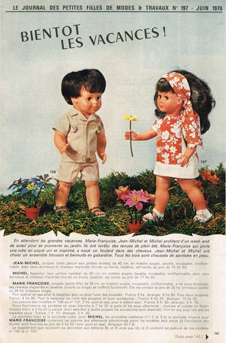 Page poupée françoise - ▬►page,