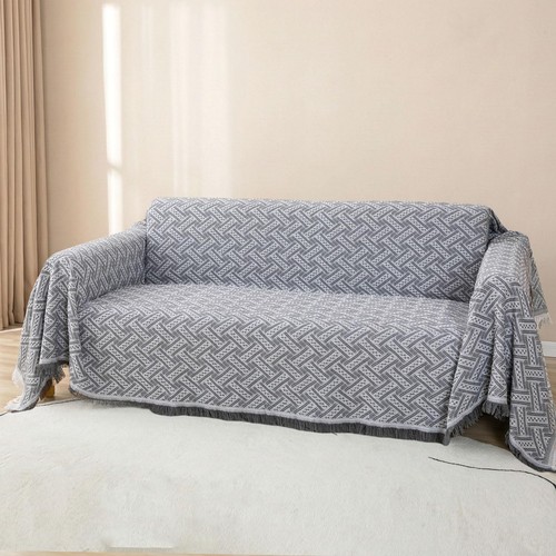 Plaid canape gris - gris, clair