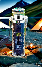 BRIQUET ARC - LAMPE DE POCHE 3 NIVEAUX - BOUSSOLE  CHARGE USB - IDEE KDO NOIR