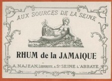 Ancienne etiquette"Rhum de la