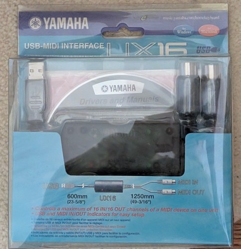 Yamaha ux16 usb midi - usb-midi, interface