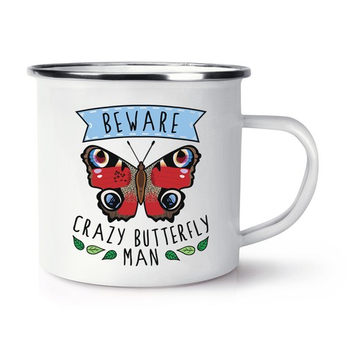 Attention fou papillon homme - attention,