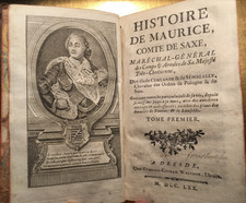 1770 HISTOIRE MAURICE COMTE DE