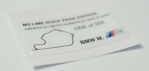 1pcs bmw lime - lime, park