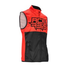 Acerbis Gilet Softshell MX Linear Moto Cross Enduro Offroad Noir/Rouge