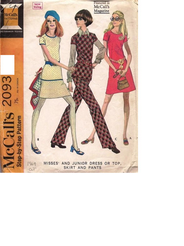 2093 ancien patron vintage - ancien,