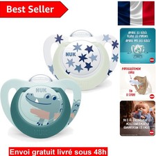 Lot de 2 Tétines Bébé NUK |