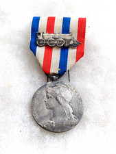 Une médaille des cheminots
