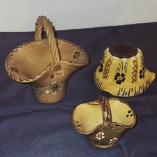 Magnifique Lot  Ceramique  / Faience Alsace Elsass  TBE ! Art Nouveau Deco