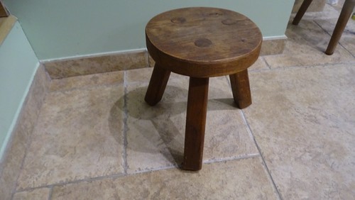 Veritable tabouret bois style - veritable,