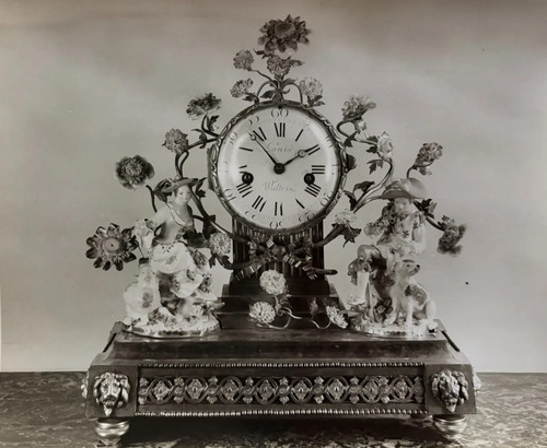 Photographie pendule bronze - pendule,