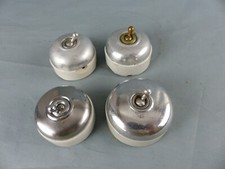 Lot de 4 anciens interrupteurs