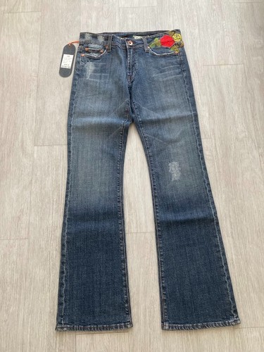 Jeans brodé taille - taille, 42