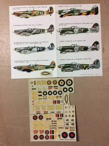 Esci decals spitfire - :,