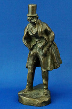 Sculpture bronze noble fumant