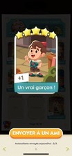 Vrai garçon carte - un,