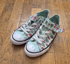 Converse Chuck Taylor basse fille bleu clair motif glaces taille 33.5