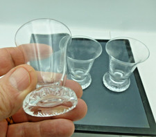 3verres à liqueur cristal