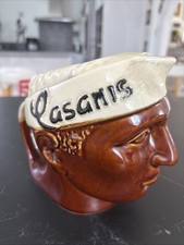 CASANIS PICHET PUBLICITAIRE TÊTE DE MAURE BEIGE ET MARRON