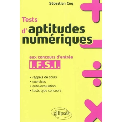 Livre tests aptitudes - livre, d'aptitudes