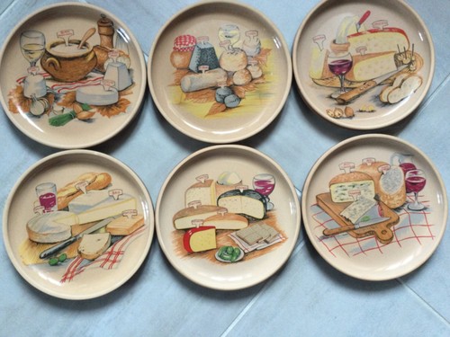 Assiettes fromage en - à,