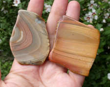 Lot 2 Jaspe rubané / paysage