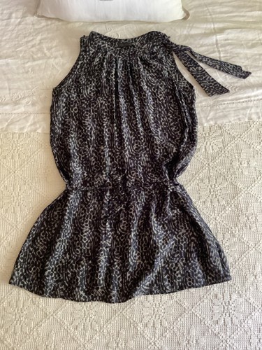 Robe soie grise - soie,, violet