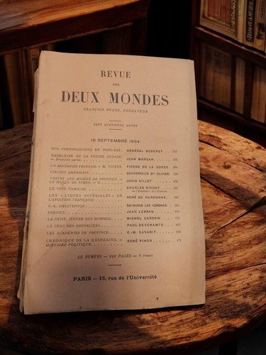 Revue ancienne des deux - ancienne,