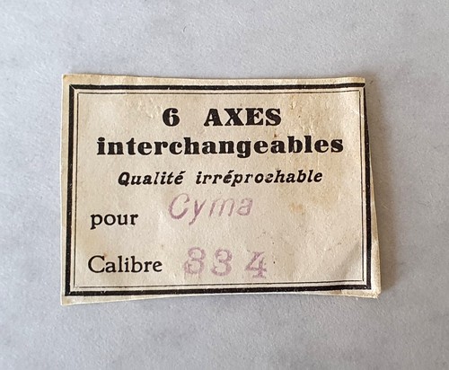 Cyma 334 axe de - cyma,