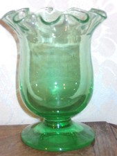 Vase en verre cristallin