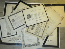 RARE ENSEMBLE LOT 17 PLACARDS