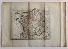 Carte XVIIIe La Gaule Gaulois