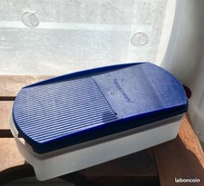 Petite Boîte Modulaire Tupperware POP – Couvercle Bleu Vintage - 350ml