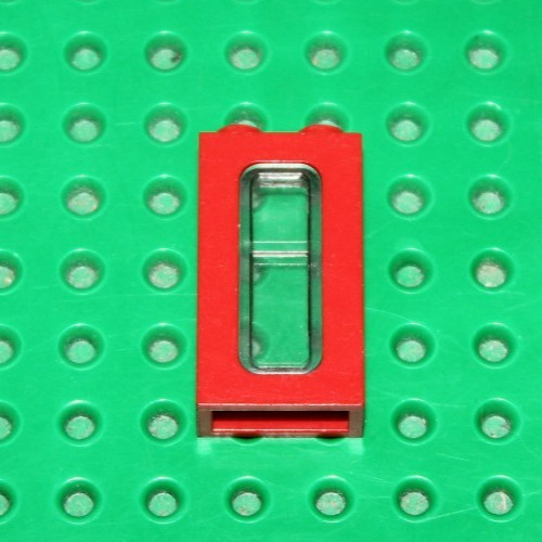 Fenêtre lego train red window - lego,