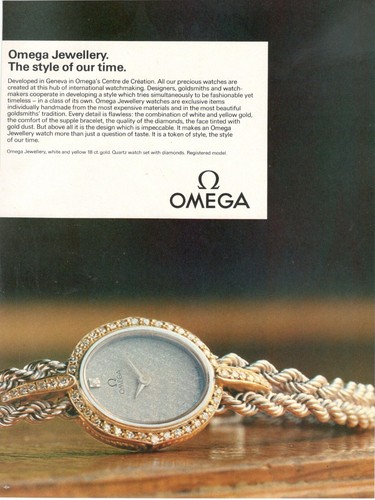Montre omega bijoux quartz 18k - montre,