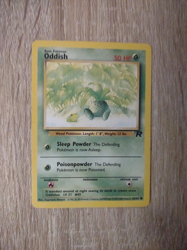 Oddish team rocket - rocket, set