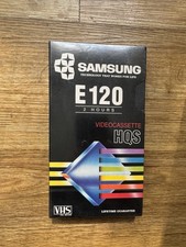 Cassette VHS Samsung E-120 HQS