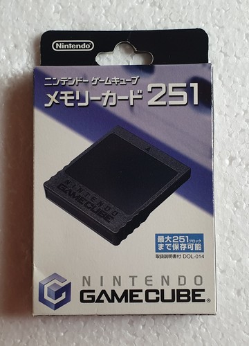 Gamecube carte mémoire 251 - carte,