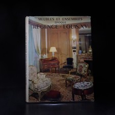 N9989 Meubles Régence Louis XV 1965 livre illustré art décoratif design mobilier