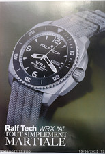 RALF TECH vintage watch Print Ad !! " WRX Watch "