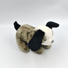 Ancienne peluche chien gris