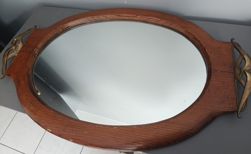 Grand plateau miroir - grand,