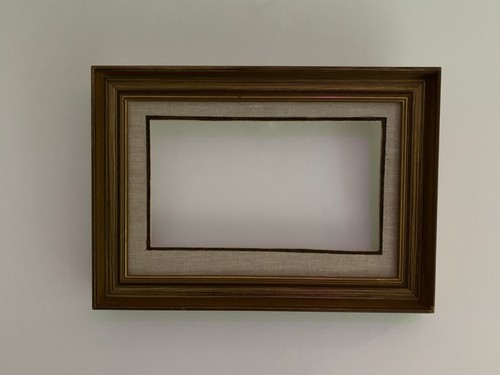 Cadre ancien vintage bois - cadre, en