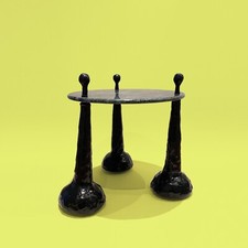 Guéridon DLG années 80 Brutalist PostModern Memphis side Table Gaetano Pesce