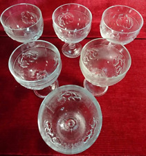 6 coupes à glace sur pieds en