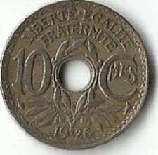 Fautée 10 centimes Lindauer